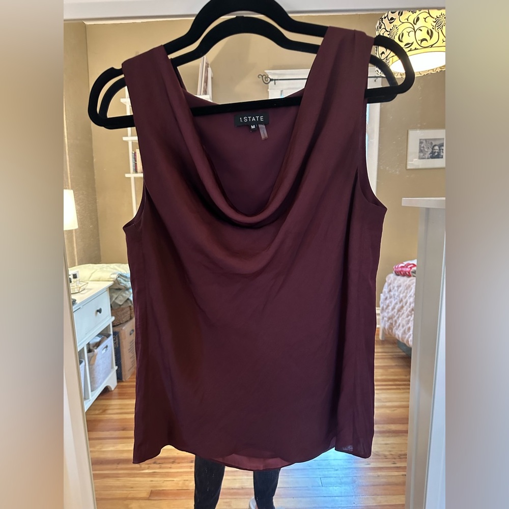 1.state cowl neck top - perfect for work. Size M, great condition.